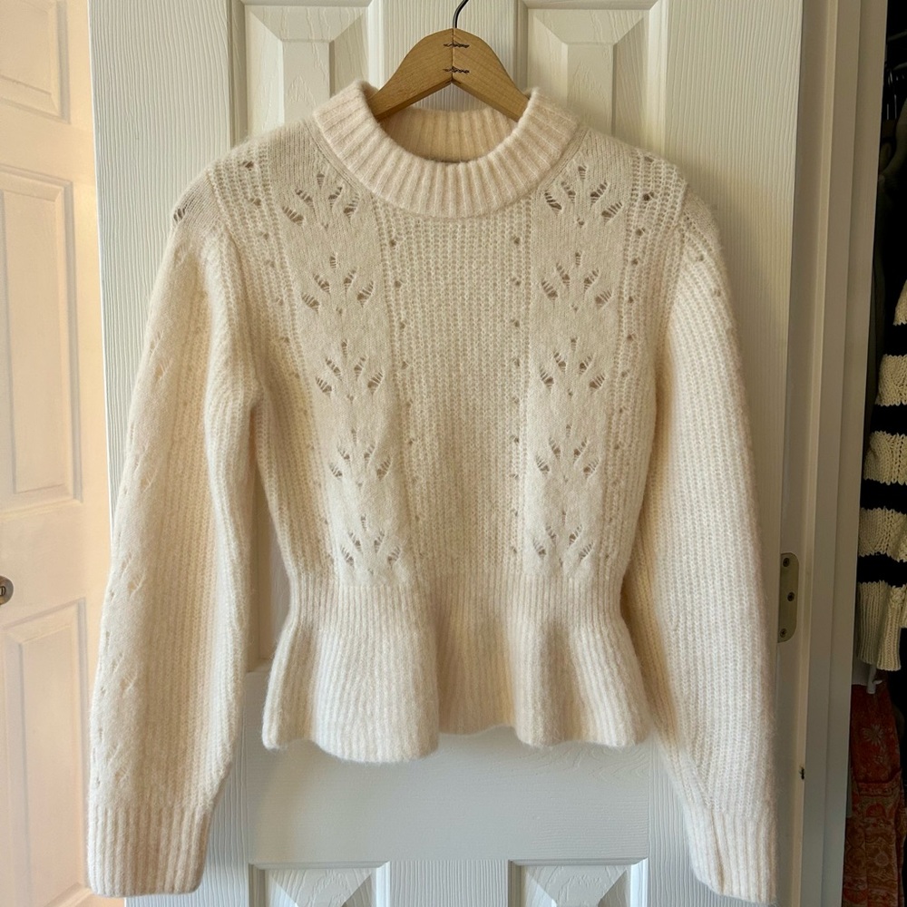 & Other Stories Cream Turtleneck Sweater